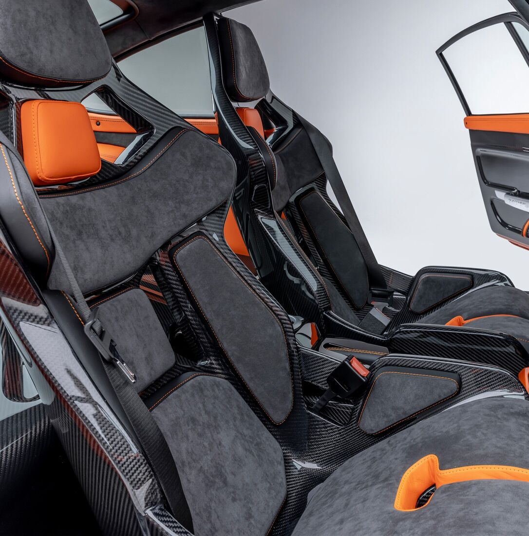 seating of a Porsche Turbo model