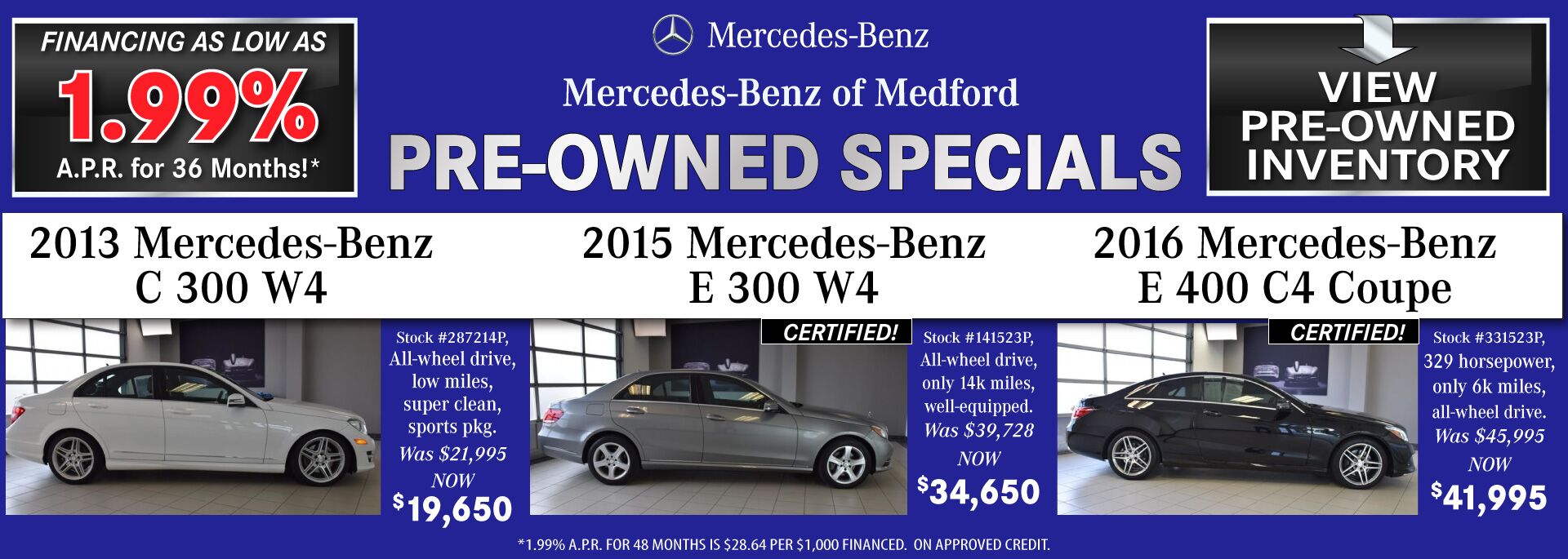 MercedesBenz Dealership Medford OR Used Cars Mercedes