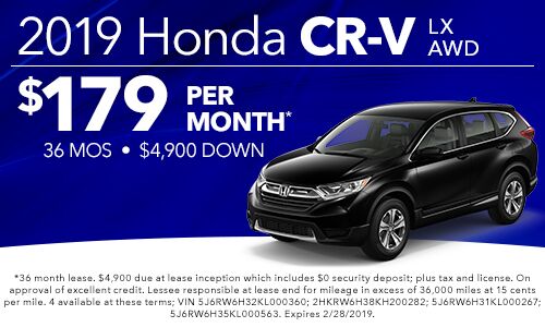 2019 Honda CR-V LX 2019 Honda CR-V LX