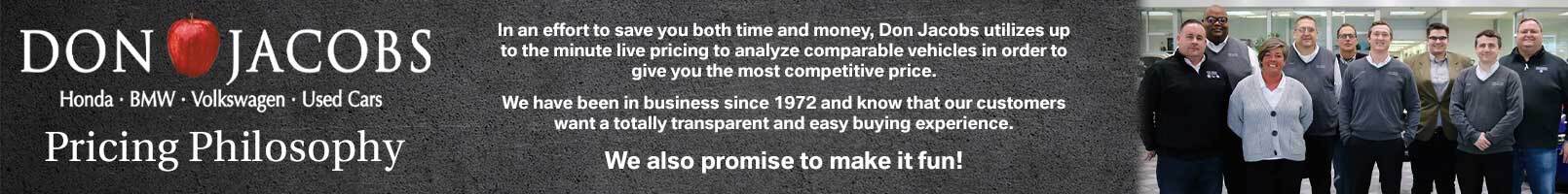 Pre-Owned Pricing Philosophy Pre-Owned Pricing Philosophy