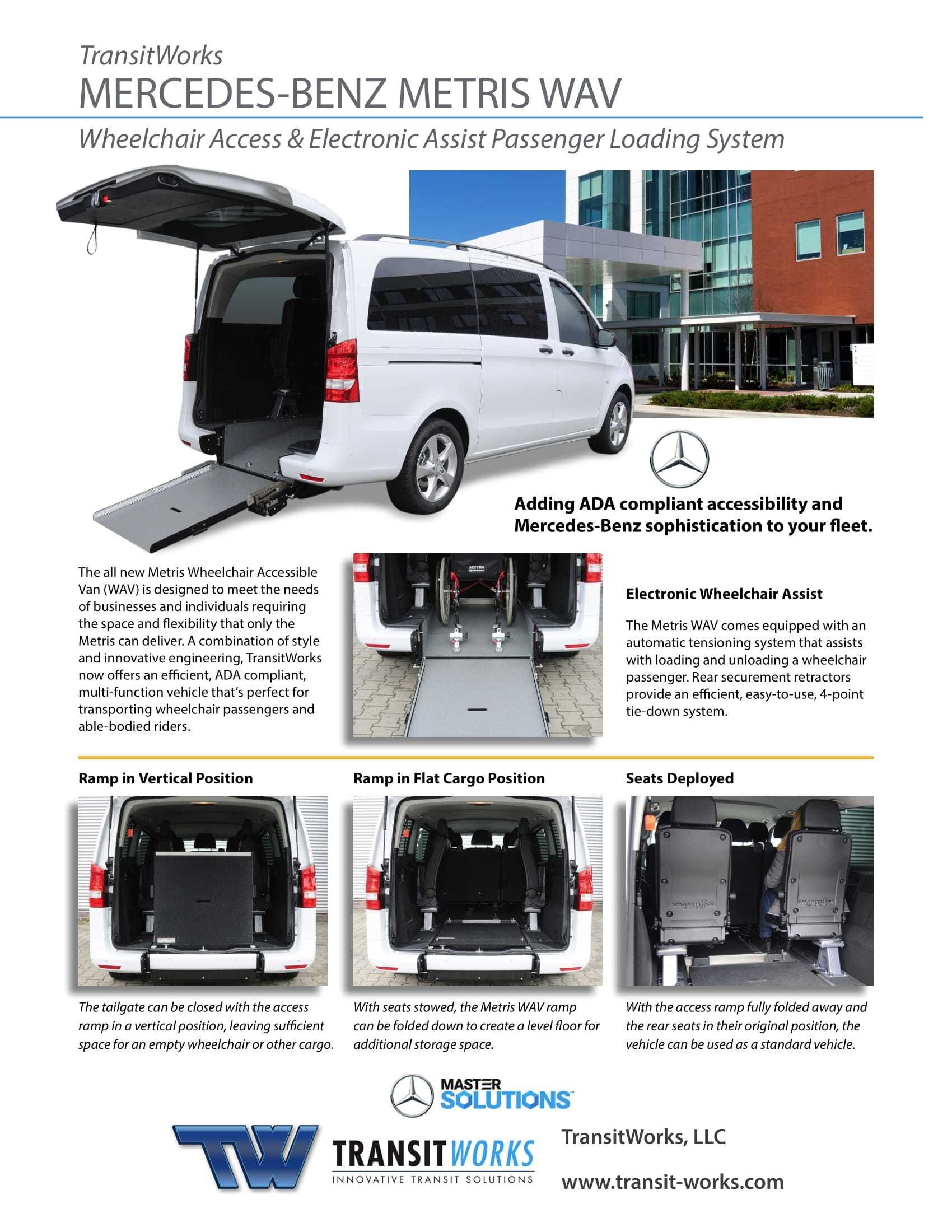 mercedes metris wheelchair van price