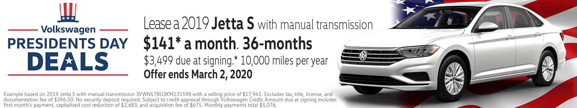 2019 Jetta Lease Special 2019 Jetta Lease Special