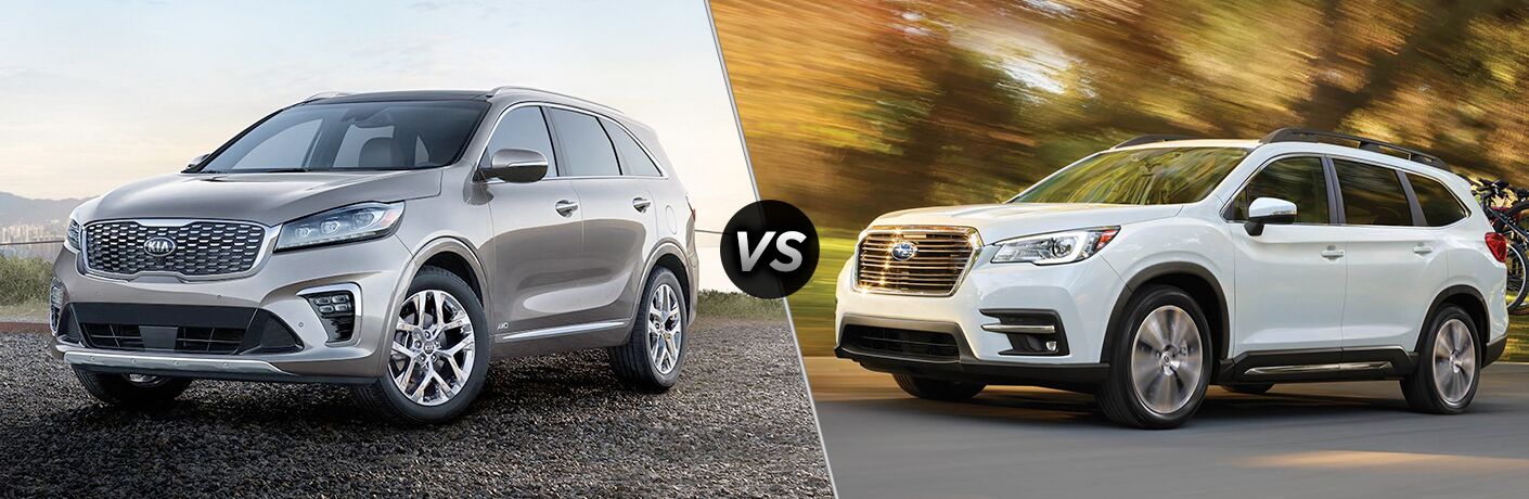 2019 Kia Sorento vs 2019 Subaru Ascent