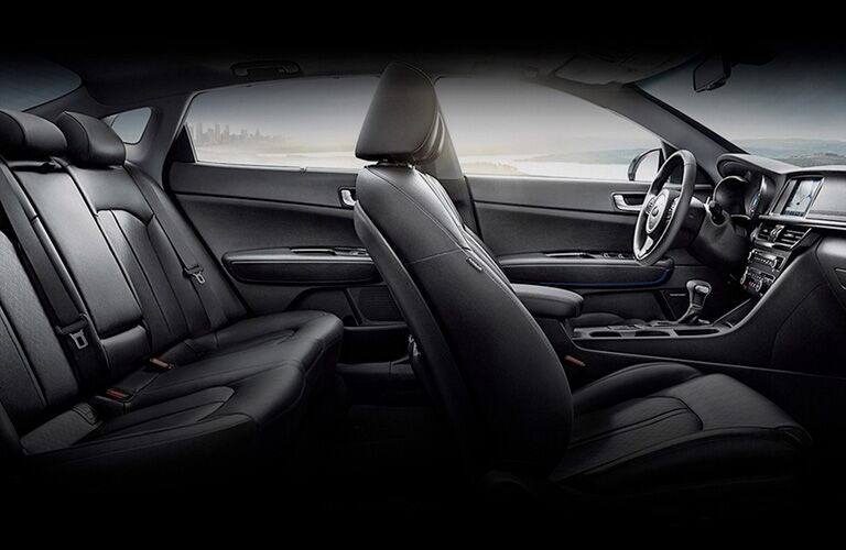 2020 Kia Optima side view of interior
