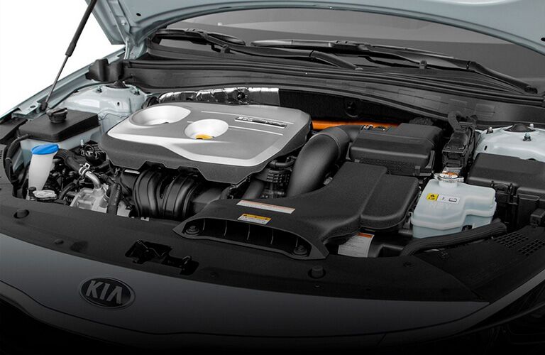 2020 Kia Optima engine view