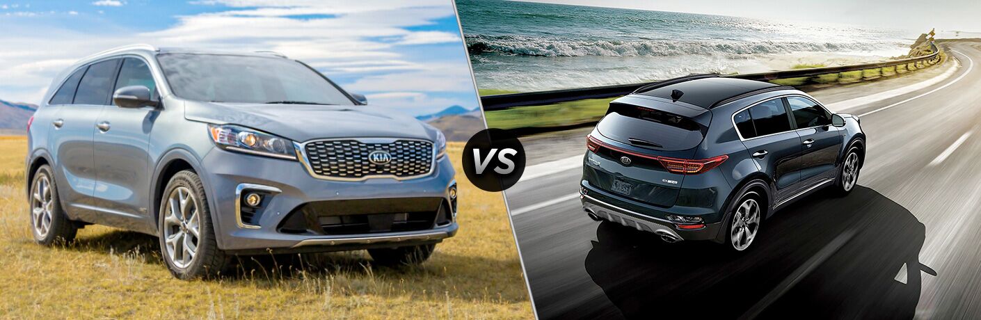 2020 Kia Sorento vs 2020 Kia Sportage