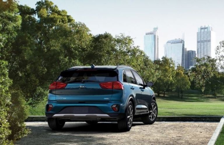 2020 Kia Niro parked rear view