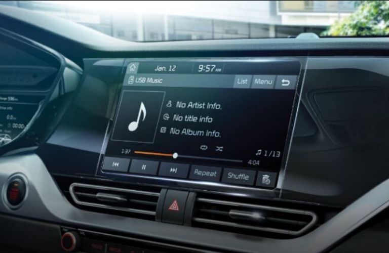 2020 Kia Niro touchscreen view
