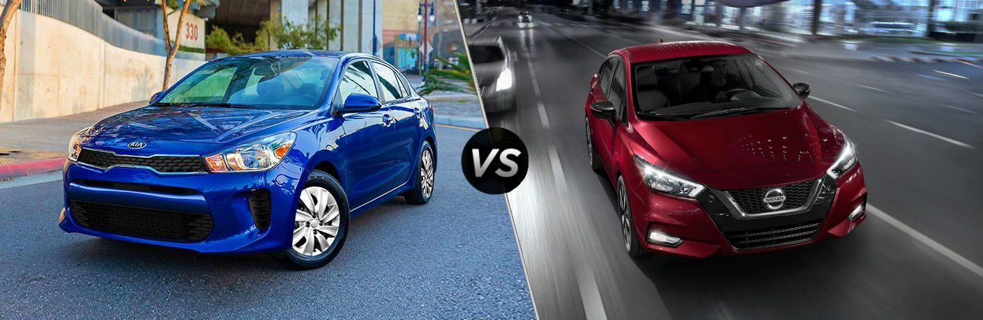 2020 Kia Rio vs 2020 Nissan Versa