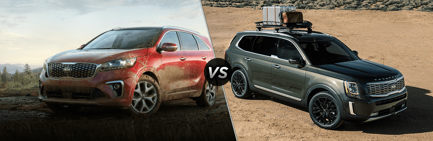 2020 Kia Sorento vs 2020 Kia Telluride