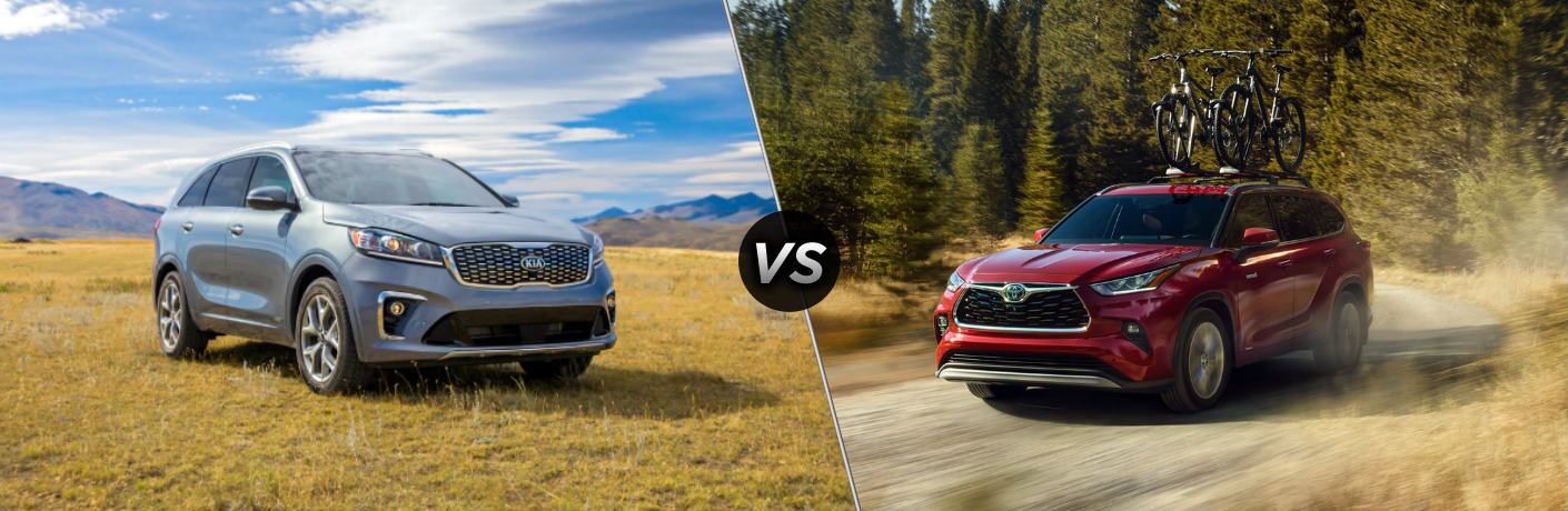 2020 Kia Sorento vs 2020 Toyota Highlander