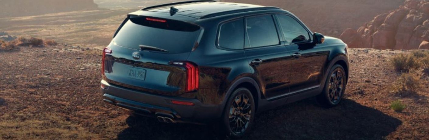 2021 Kia Telluride parked outside side view