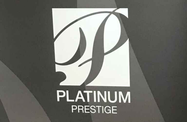 Kia VanDevere Platinum Prestige Award closeup