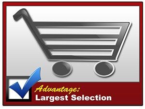 Largest Selection