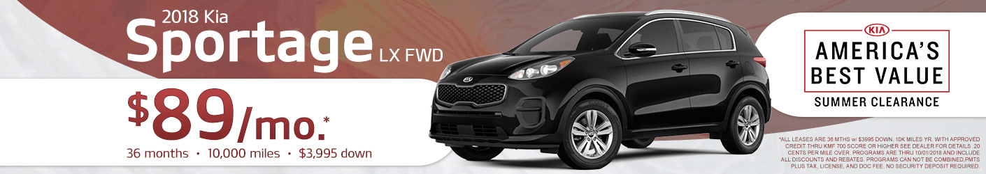 Sportage Offer Sportage Offer