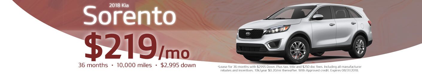 2018 Kia Sorento 2018 Kia Sorento