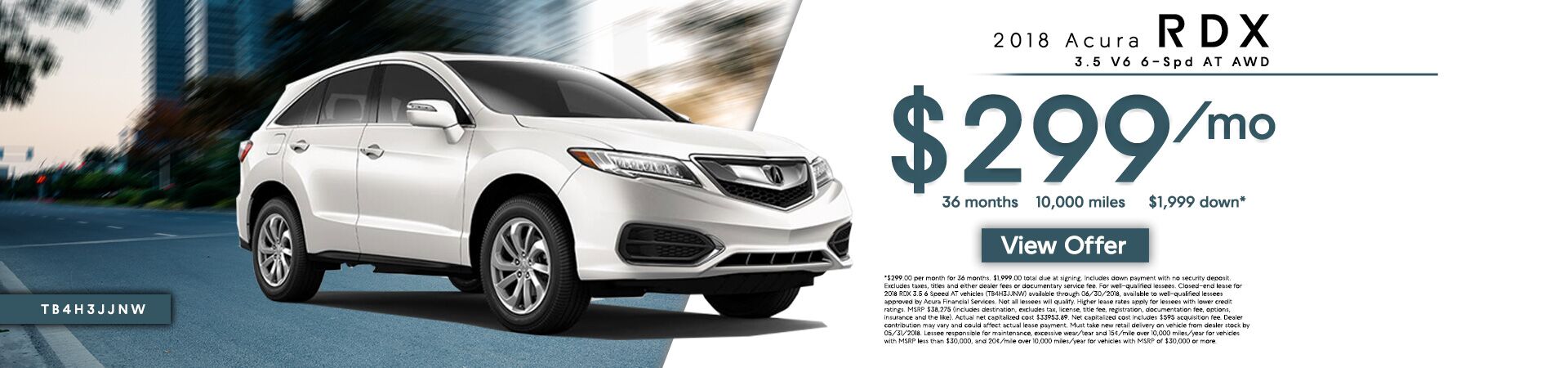 2018 Acura RDX 2018 Acura RDX