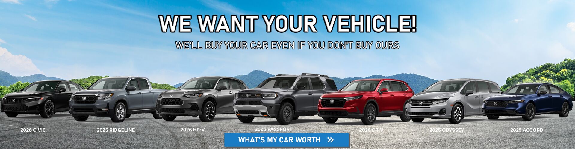 Sell Us Your Vehicle