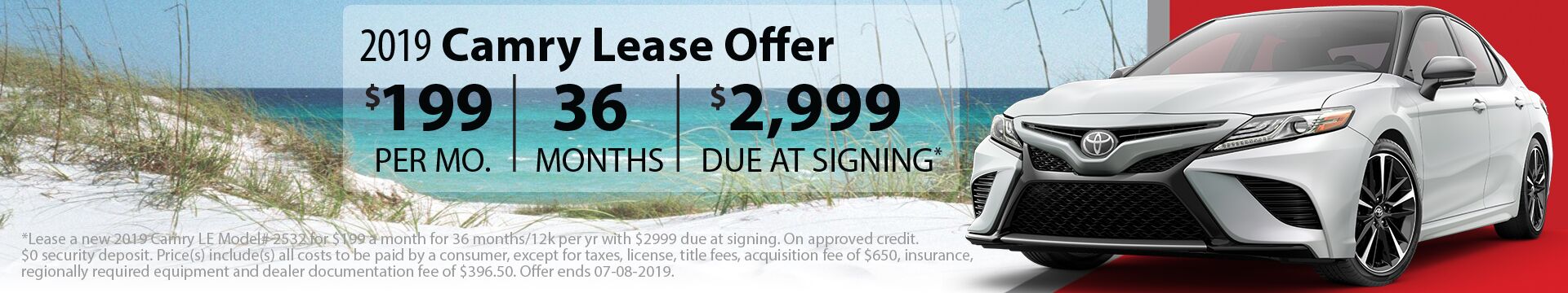 2019 Camry Lease 2019 Camry Lease