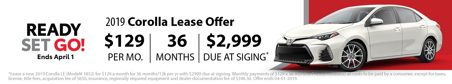 2019 Corolla Lease 2019 Corolla Lease