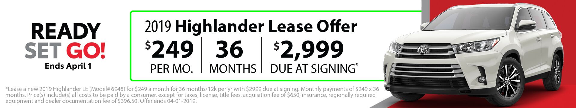 2019 Highlander Lease 2019 Highlander Lease