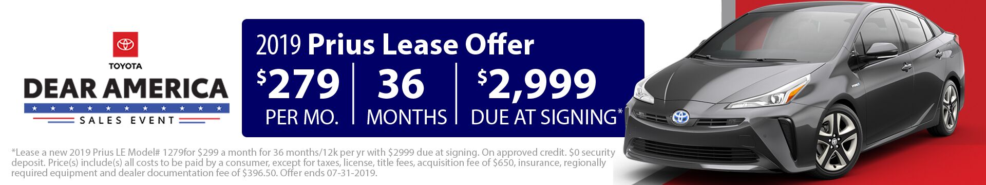 2019 Prius Lease 2019 Prius Lease