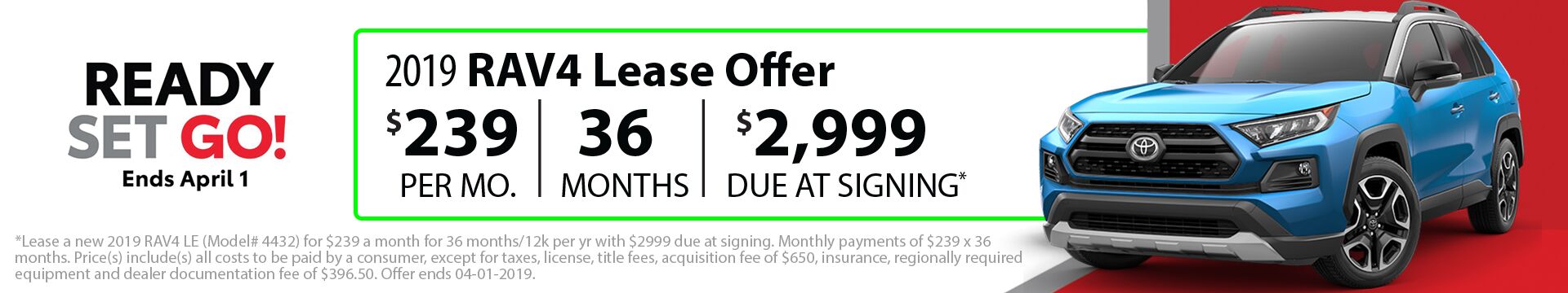 2019 RAV4 Lease 2019 RAV4 Lease