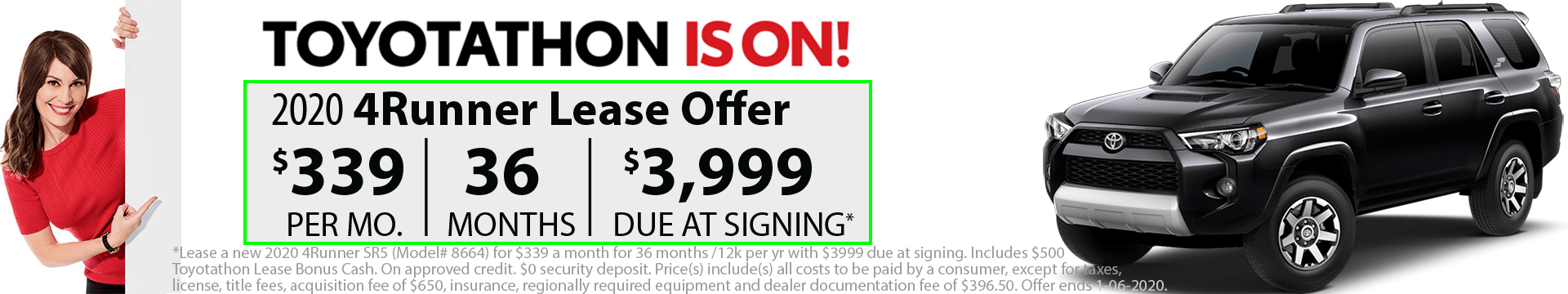 2020 4Runner Special Lease Offer 2020 4Runner Special Lease Offer