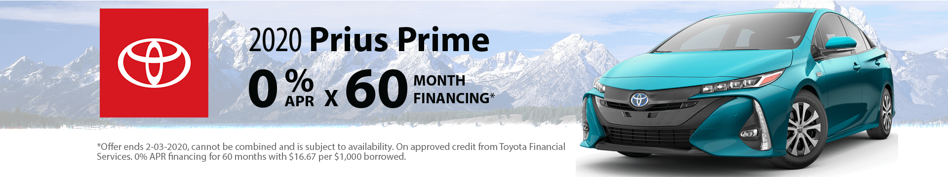 2020 Prius Prime 0% Finance Offer 2020 Prius Prime 0% Finance Offer