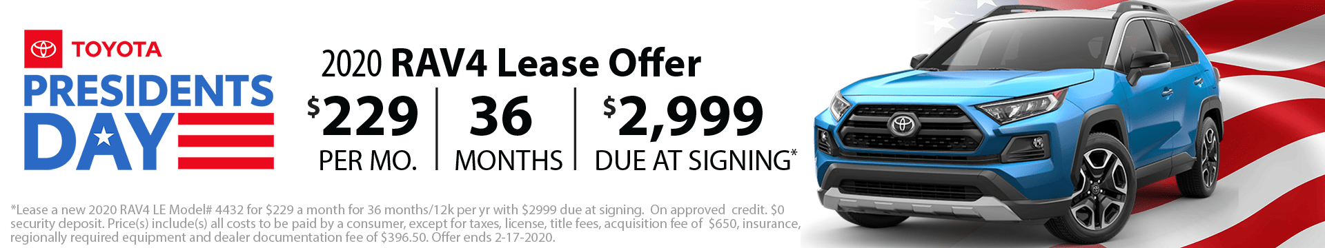 2020 RAV4 Lease Offer 2020 RAV4 Lease Offer