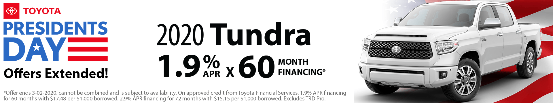 2020 Tundra Special Finance Offer 2020 Tundra Special Finance Offer