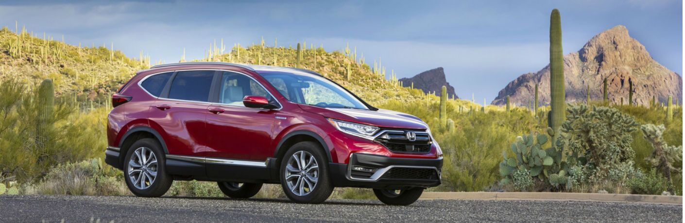 Red 2020 Honda CR-V Hybrid