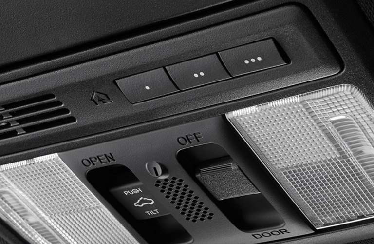 lights and controls close-up in the 2017 Honda Accord Touring Sedan