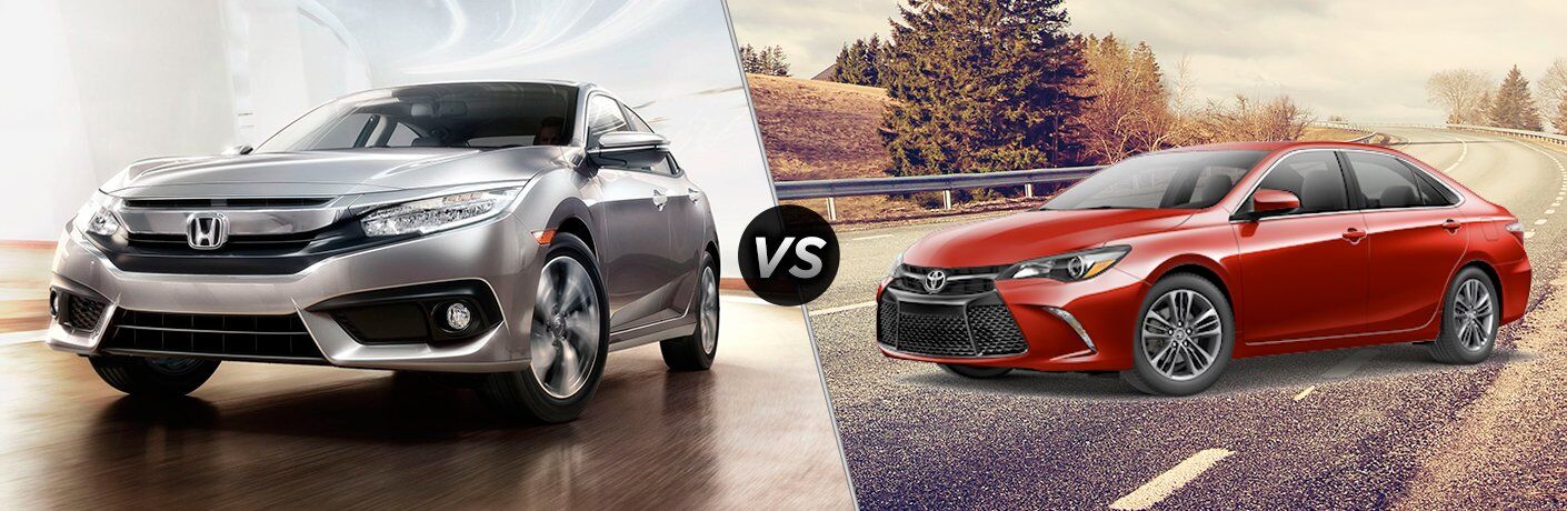 2017 Honda Civic vs 2017 Toyota Camry