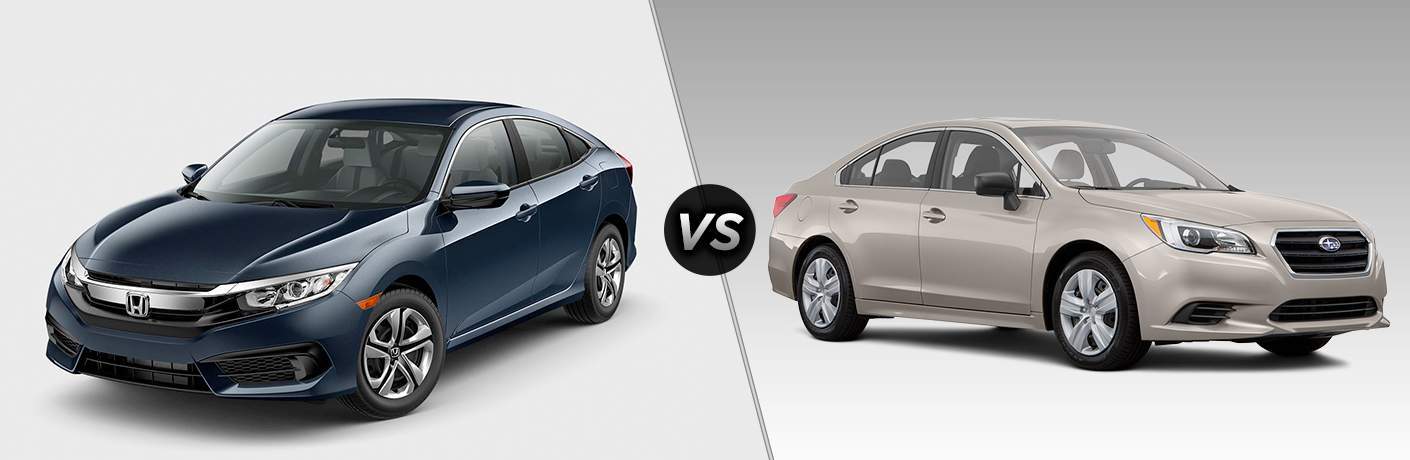 2017 Honda Civic vs 2017 Subaru Impreza