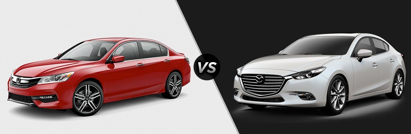 2017 Honda Accord vs 2017 Mazda3