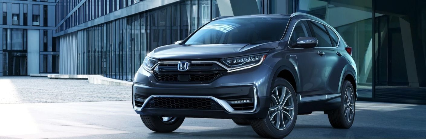 2022 Honda CR-V near a building