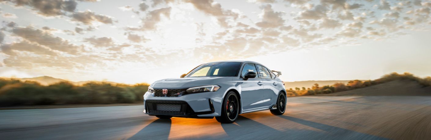 2023 Honda Civic Type R at sunset