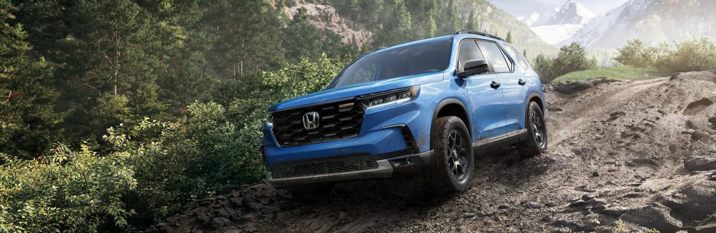 2023 Honda Pilot on rugged terrain