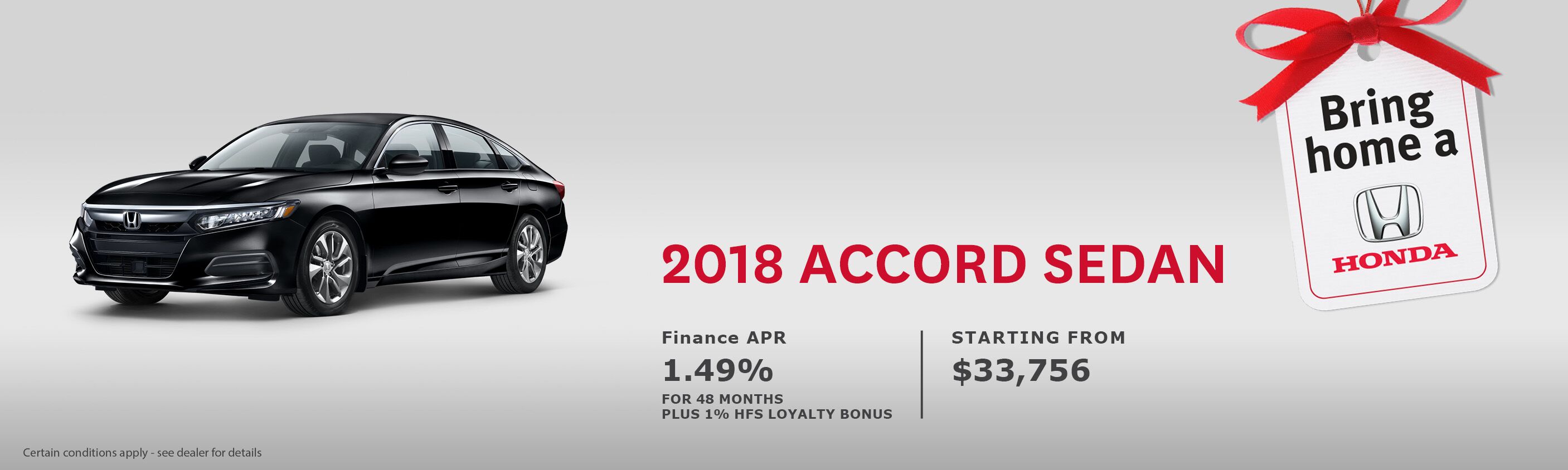 2018 Accord Sedan 2018 Accord Sedan