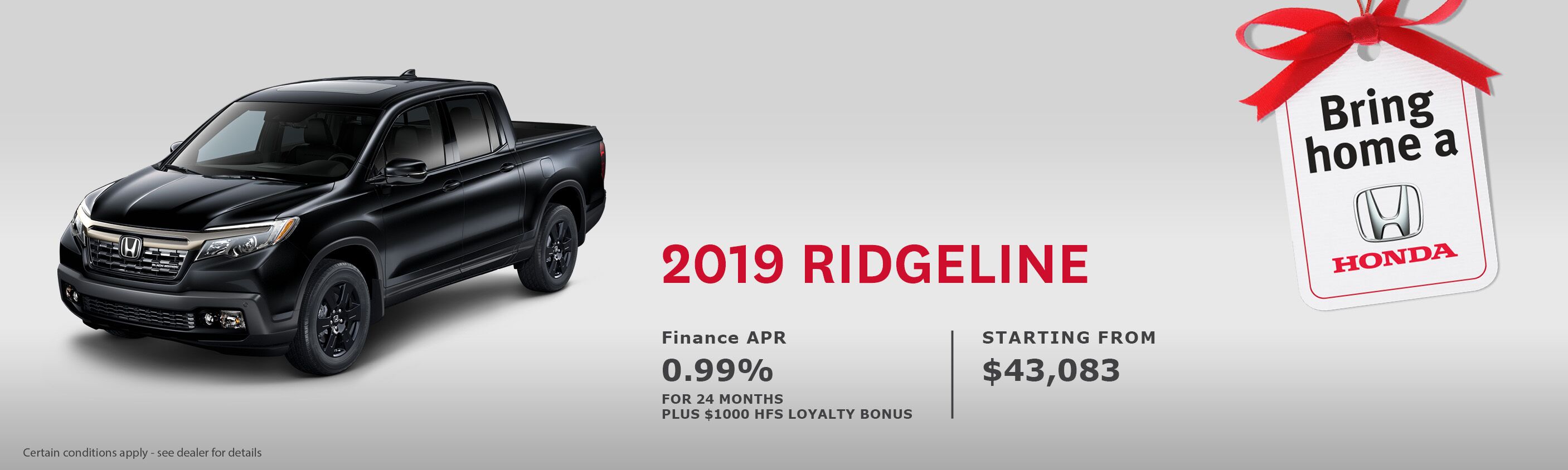 2019 Ridgeline 2019 Ridgeline