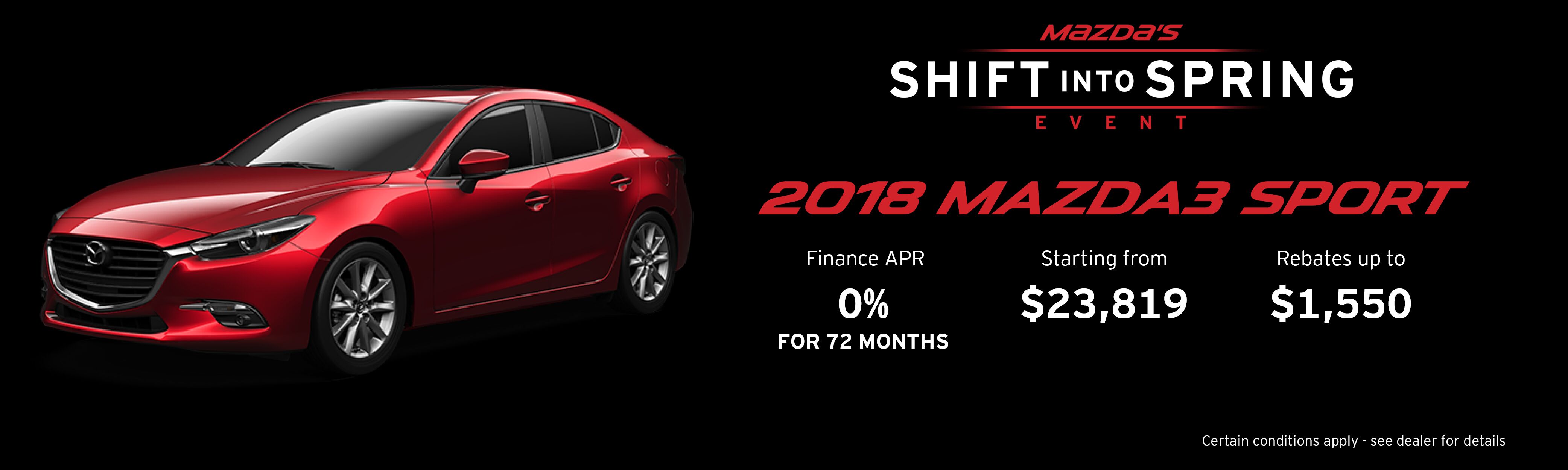 2018 Mazda3 Sport 2018 Mazda3 Sport