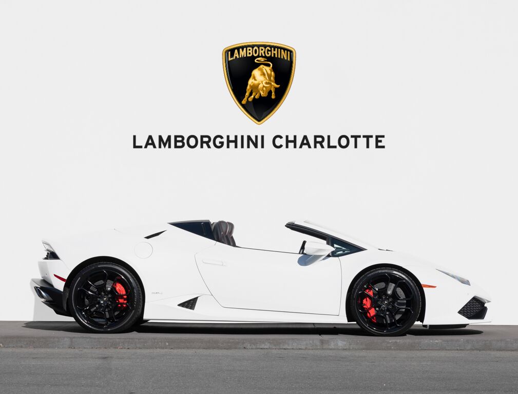 2017 Lamborghini Huracan Spyder in Bianco Icarus