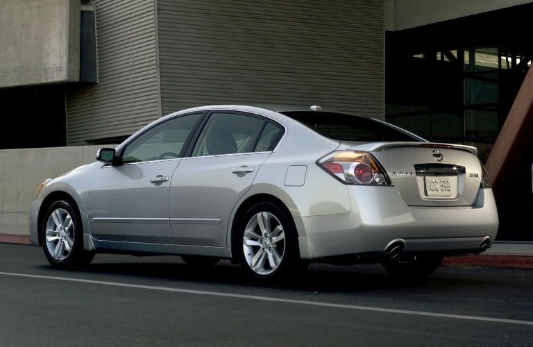 silver 2012 Nissan Altima exterior rear side parked