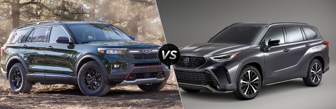 2021 Ford Explorer vs 2021 Toyota Highlander