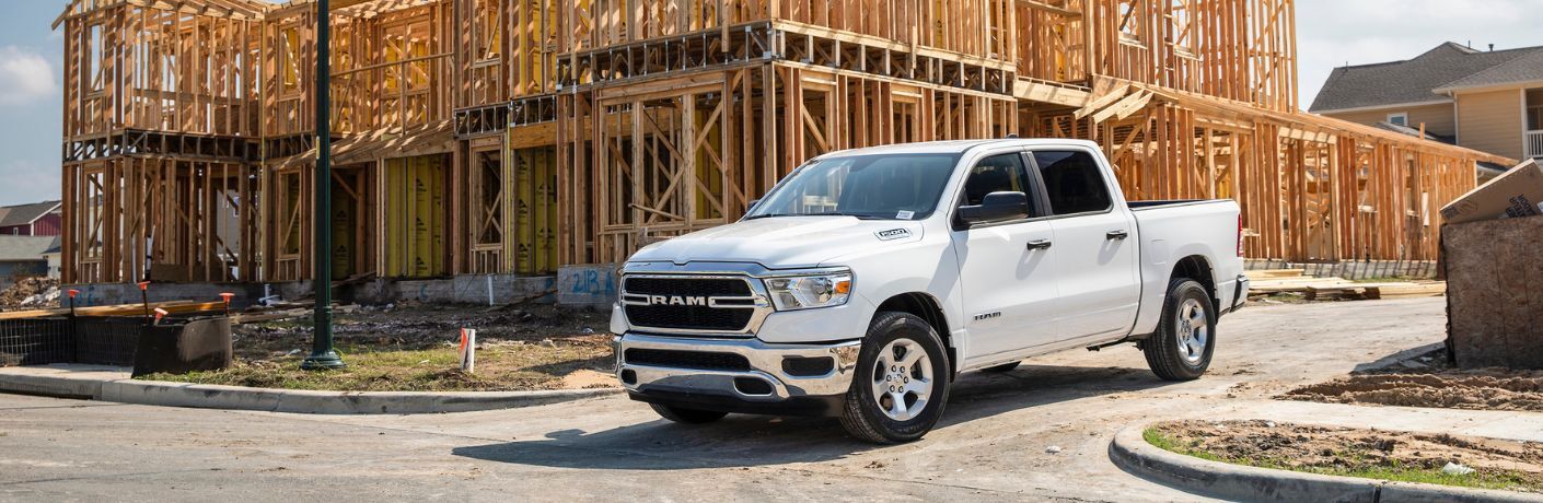 Front exterior of the 2021 Ram 1500