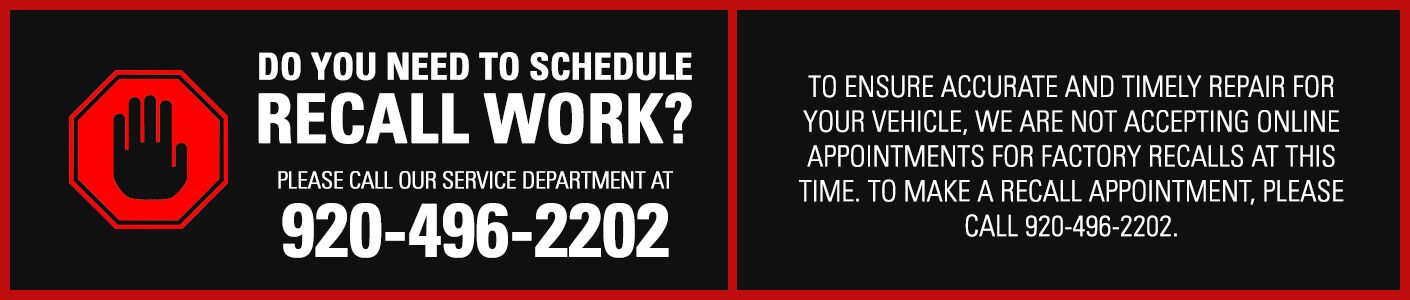 Recall Work Banner Recall Work Banner