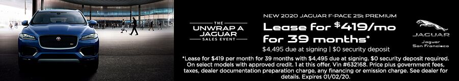 F-PACE Lease Offer F-PACE Lease Offer