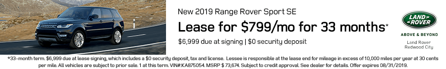 Range Rover Sport Offer Range Rover Sport Offer