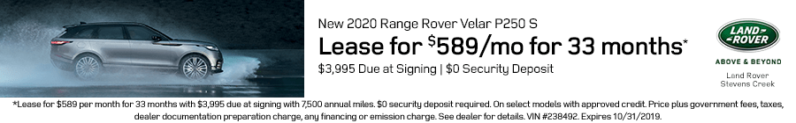 Velar Offer Velar Offer